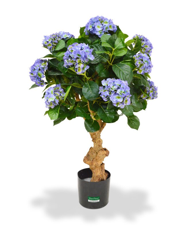 Umělá modrá Hortenzie 90 cm