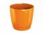 Květináč COUBI ROUND P s miskou oranžový 10cm