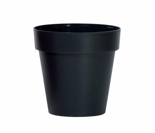 Květináč CUBE antracit 25cm