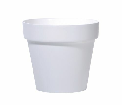 Květináč CUBE bílý 25cm