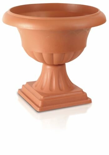 Květináč nízký ATENA terakota 45,5cm + NOHA