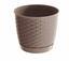 Květináč RATOLLA ROUND mocca 25cm