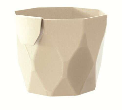 Květináč ROCKA krémový 12,6 cm