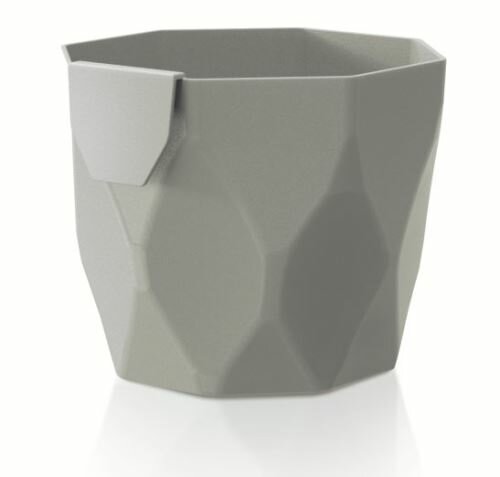 Květináč ROCKA šedý kámen 14,0 cm