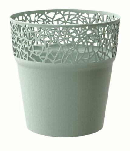 Květináč s krajkou TREE šalvěj 14,5 cm