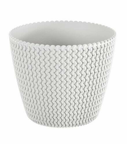 Květináč SPLOFY bílý 15,7cm