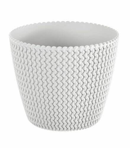 Květináč SPLOFY bílý 29,5cm