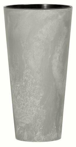 Květináč TUBUS SLIM BETON NEW šedý 15cm