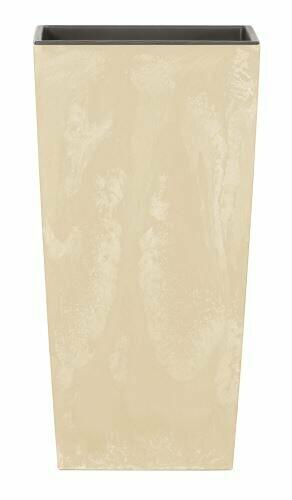 Květináč URBI SQUARE BETON EFFECT pískový 12,6 cm