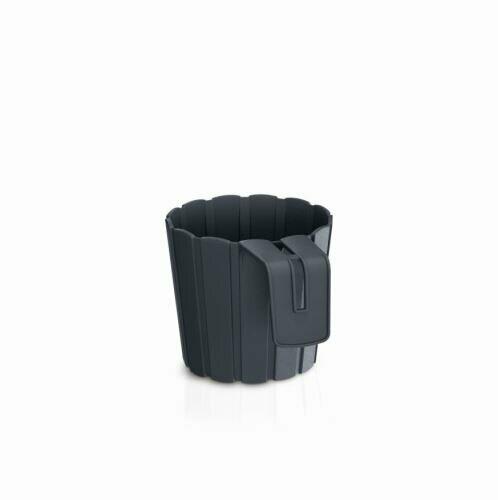 Květináč závěsný BOARDEE HOOK antracit 14,4cm