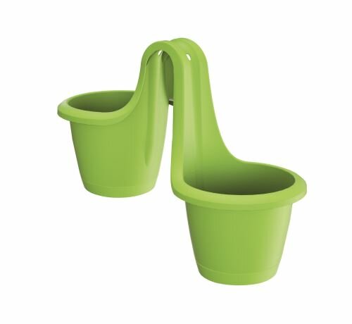 Květináč závěsný RESPANA TWINS limetka 46,3 cm
