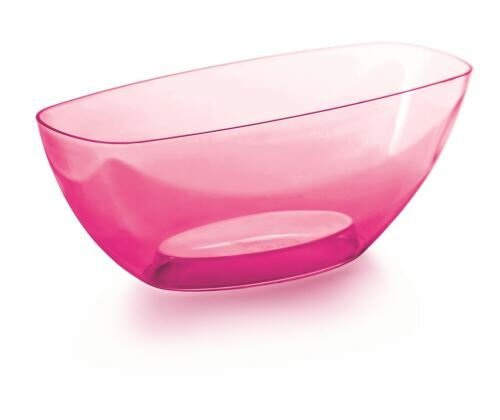 Mísa COUBI ORCHID růžová transparentní 36,0cm