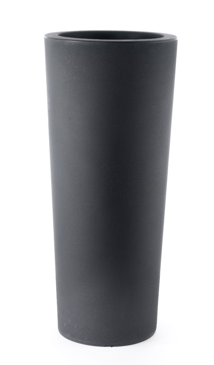 Antracitový květináč Cono 55x145 cm