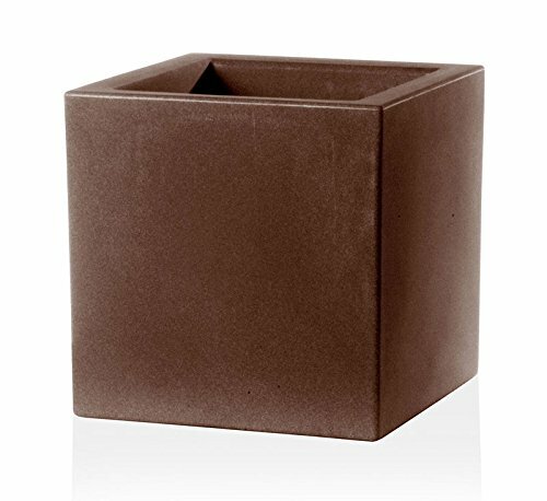 Bronzový květináč Cubo Essential 30x30x30 cm