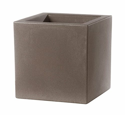Květináč Cubo v barvě cappuccino 30 x 30 x 30 cm