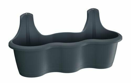 Truhlík závěsný RESPANA HOOK antracit 51,9 cm
