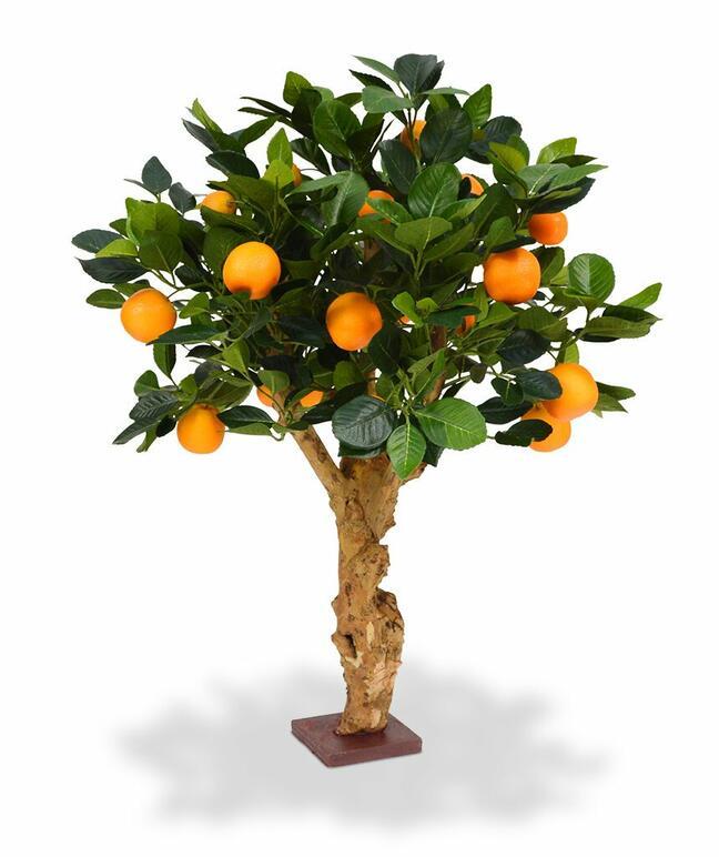 Umělá bonsaj Citrónovník pomerančový 65 cm