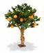 Umělá bonsaj Citrónovník pomerančový 65 cm