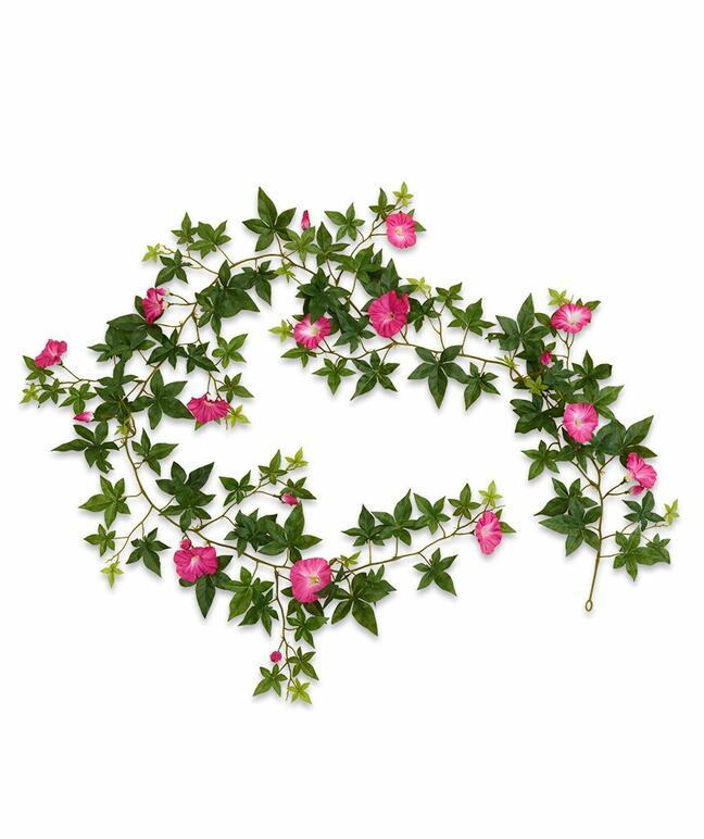 Umělá girlanda Petunia růžová 180 cm