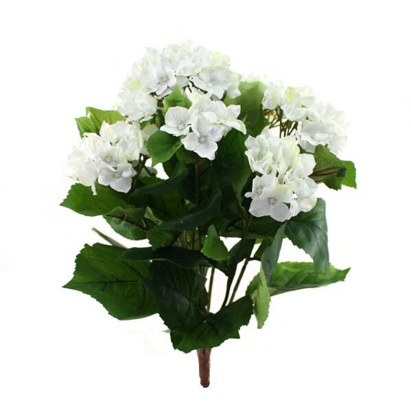 Umělá krémová Hortenzie 45 cm