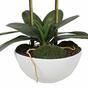Umělá orchidej světlozelená 50 cm