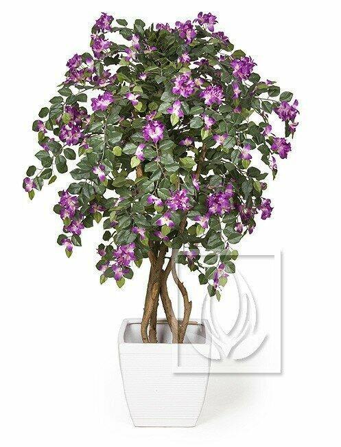 Umělá rostlina bugenvilea Bíla 120 cm