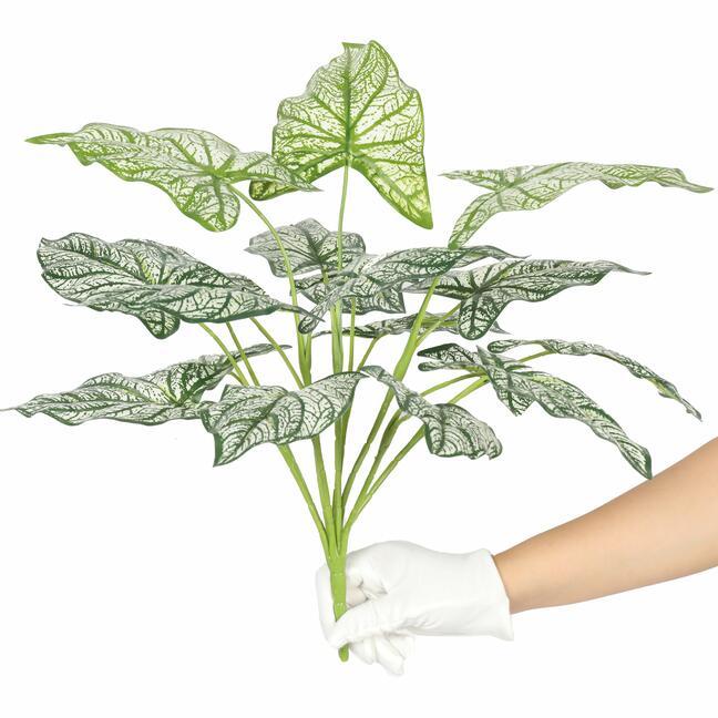 Umělá rostlina Kaládium dvoubarevná 50 cm