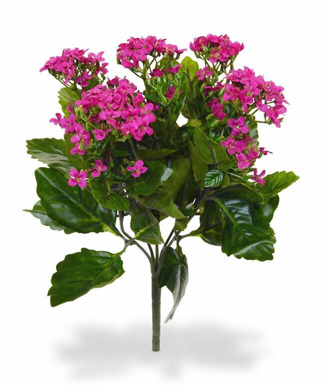 Umělá rostlina Kalanchoe růžová 30 cm