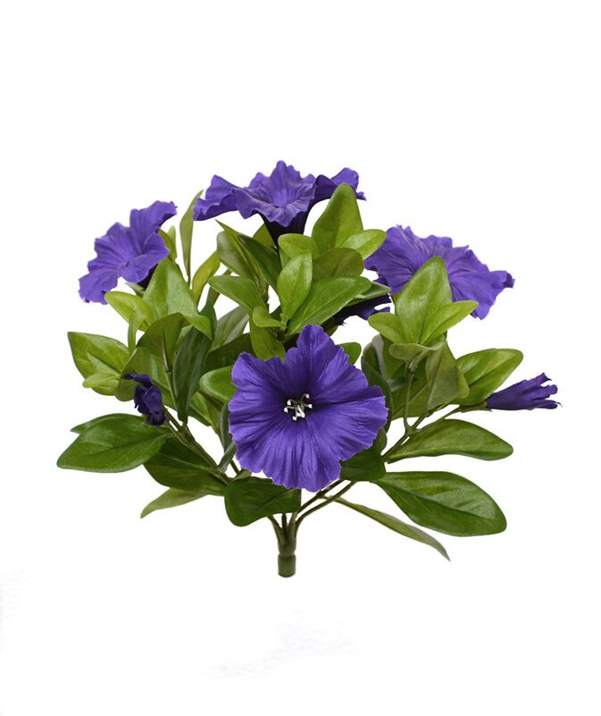 Umělá rostlina Petunie 25 cm - fialová