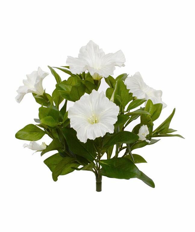 Umělá rostlina Petunie krémová 25 cm