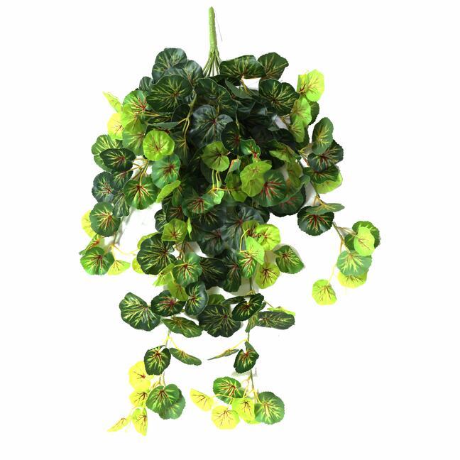Umělá úponky Pelargónie zeleno-červená 80cm