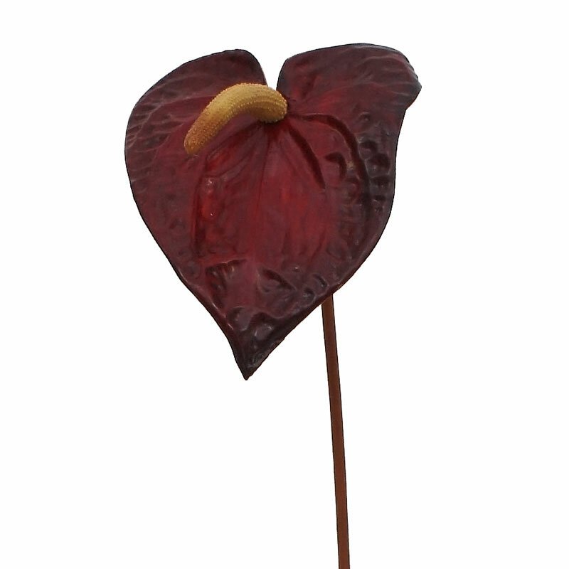 Umělá větev Anthurium 55 cm
