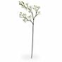 Umělá větev Orchidej bílá 60 cm