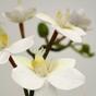 Umělá větev Orchidej bílá 60 cm