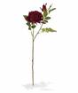 Umělá větev Růže burgundy 60 cm