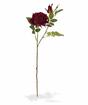 Umělá větev Růže burgundy 60 cm