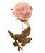 Umělá větev Růže růžová 60 cm