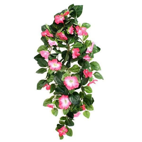 Umělá závěsná Petunia Deluxe 80cm - růžová