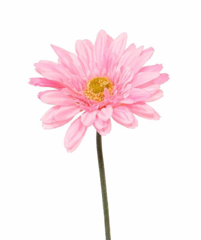 Umělý květ Gerbera růžový 60 cm