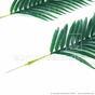 Umělý list palma Areca 100 cm