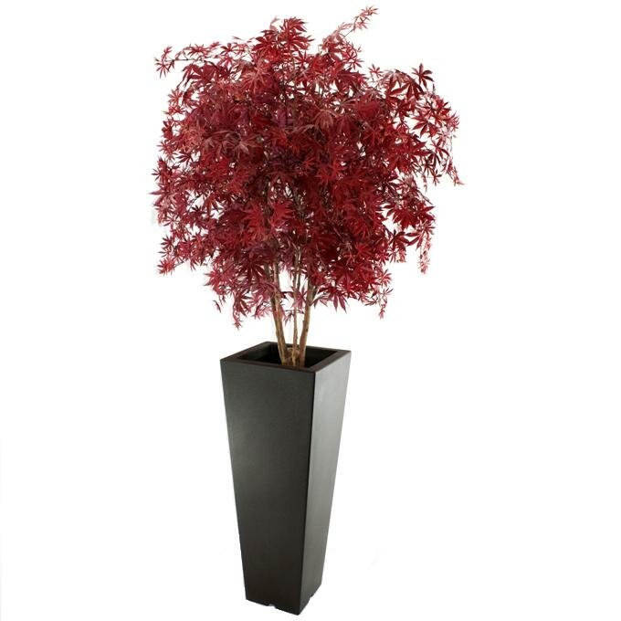 Umělý strom Acer Deluxe 165 cm - vínová barva