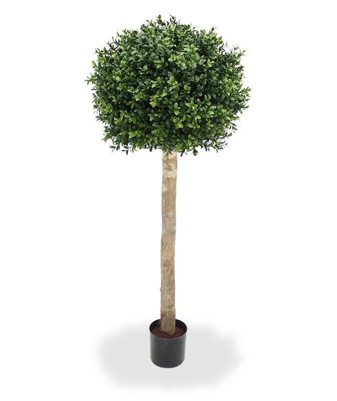 Umělý buxusový strom koule 110 cm