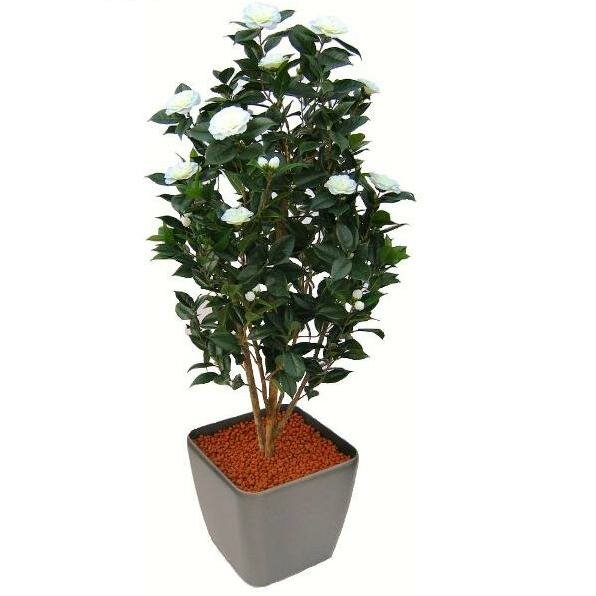 Umělý strom Camelia Japonica Deluxe 150cm - krémová