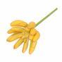 Umělý sukulent lotos Eševéria žlutá 9 cm