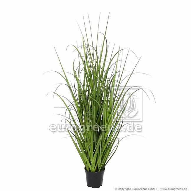 Umělý svazek trávy Miskant obrovský v květináči 70 cm